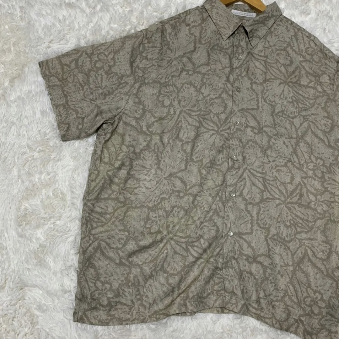 PERRY ELLIS(ペリーエリス)の美品　90s perry ellis アロハシャツ　花柄 メンズのトップス(シャツ)の商品写真