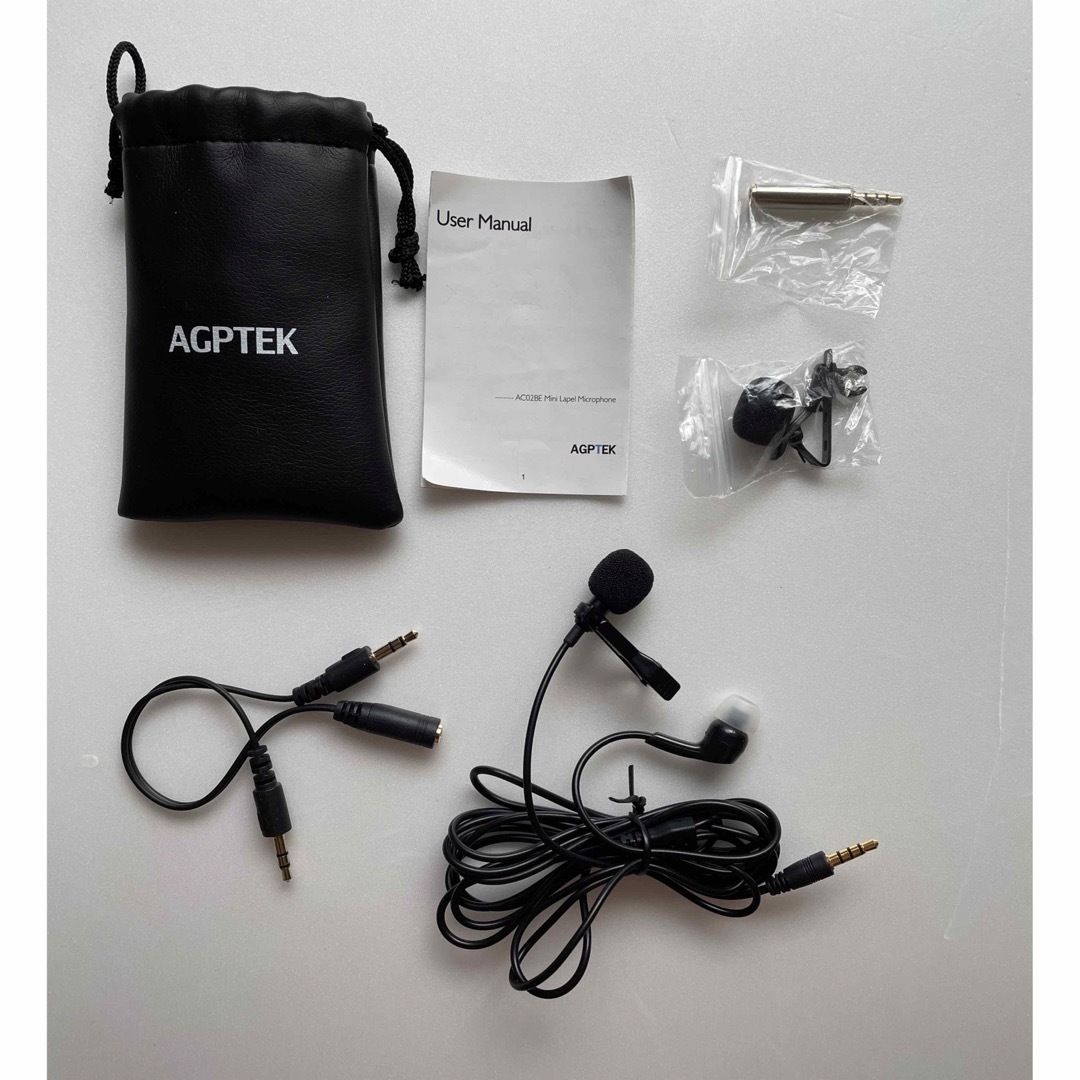 AGPTEK(エージーピーテック)のAGPTEK  ピンマイク 楽器のレコーディング/PA機器(マイク)の商品写真