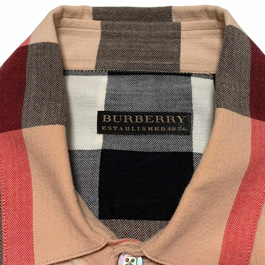 BURBERRY - BURBERRY ESTABLISHED ビッグ チェック シャツ バーバリー