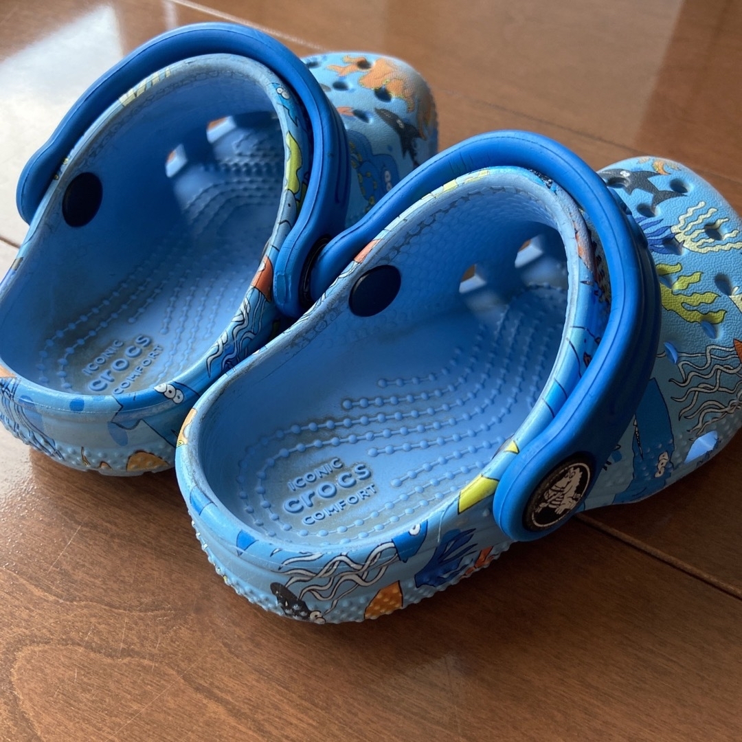 crocs(クロックス)のクロックス　サイズ6  キッズ/ベビー/マタニティのベビー靴/シューズ(~14cm)(サンダル)の商品写真