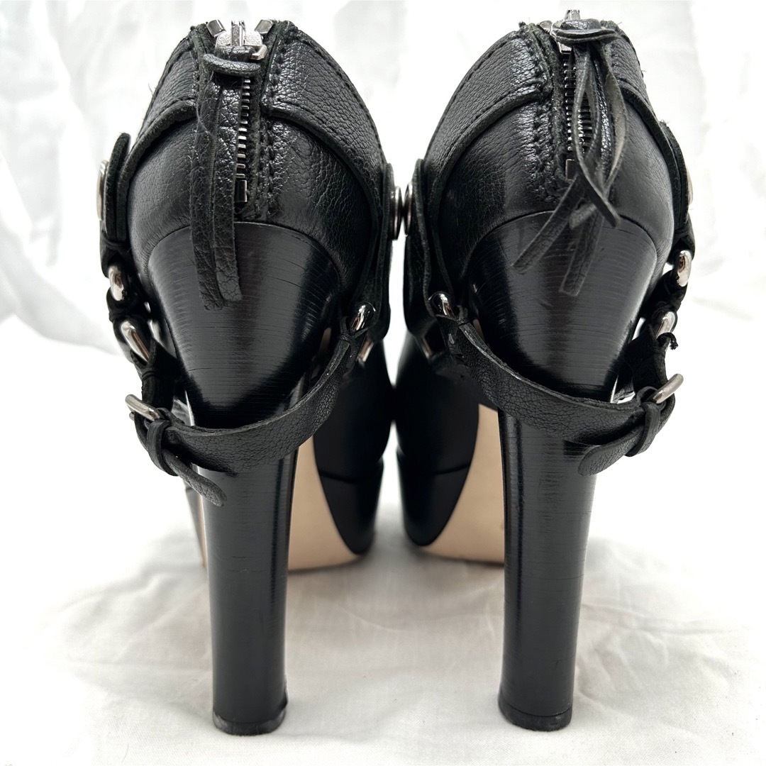 miumiu - 【完売品】ミュウミュウ レザーブーツパンプス ベルト