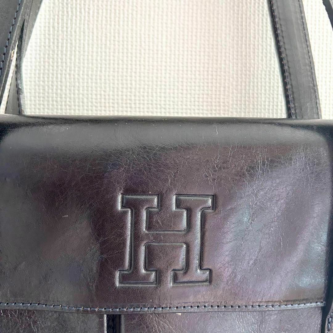 HIROFU ヒロフ イタリア製 レザー ワンショルダーバッグ 外観美品の
