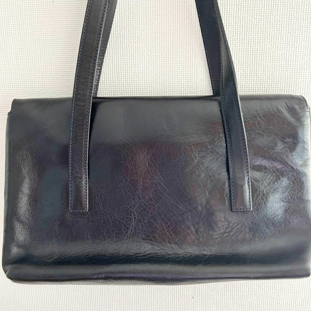 HIROFU ヒロフ イタリア製 レザー ワンショルダーバッグ 外観美品の