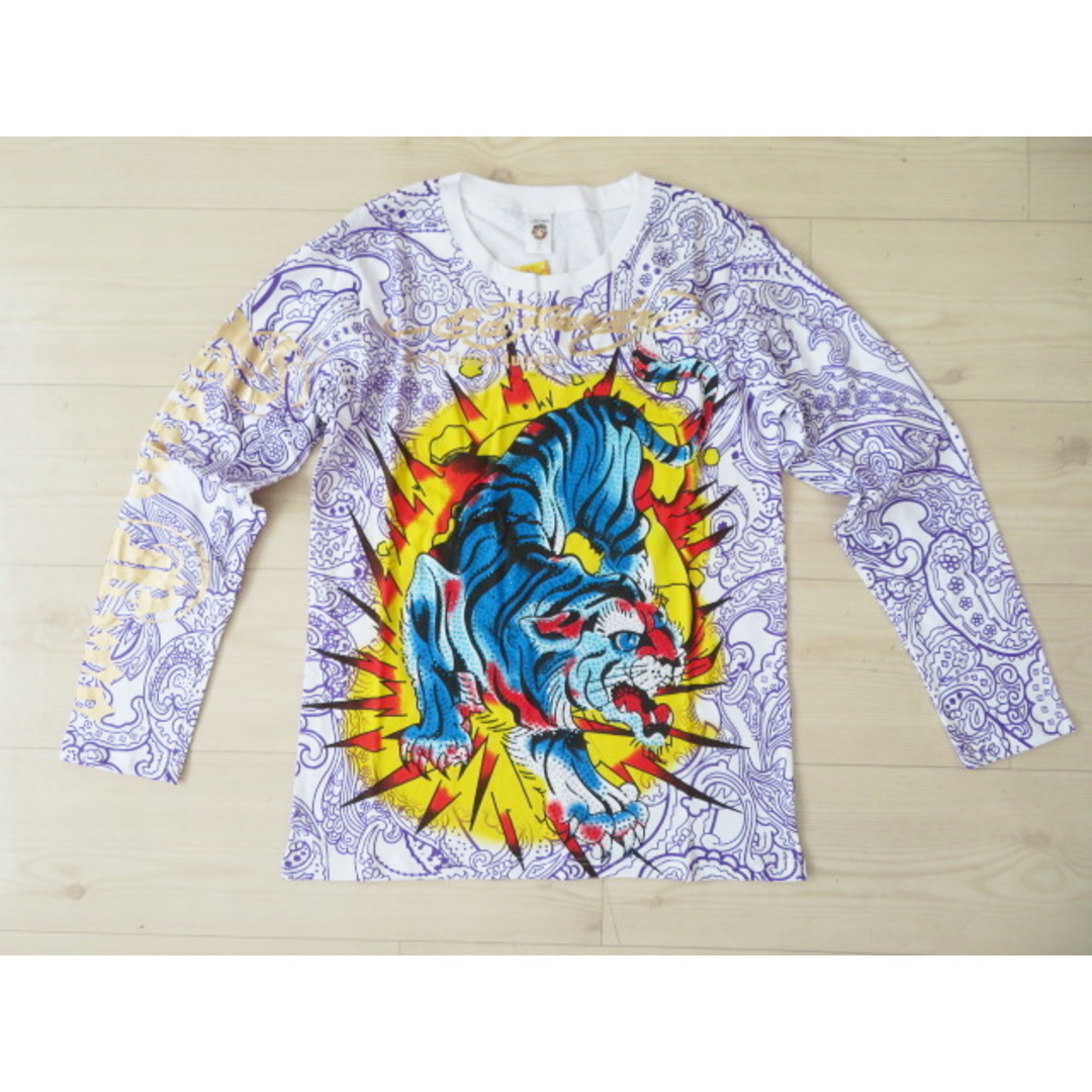 M07 Ed Hardy エドハーディー 長袖 Tシャツ サイズM マルチカラー