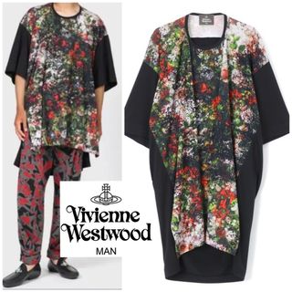 Vivienne Westwood MAN フラワーブーケ ロング TシャツTシャツ