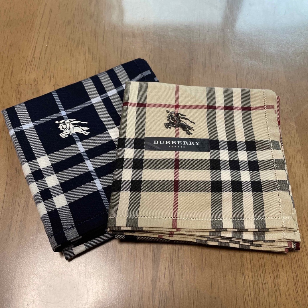 BURBERRY - バーバリーハンカチ 2枚組 新品未使用の通販 by