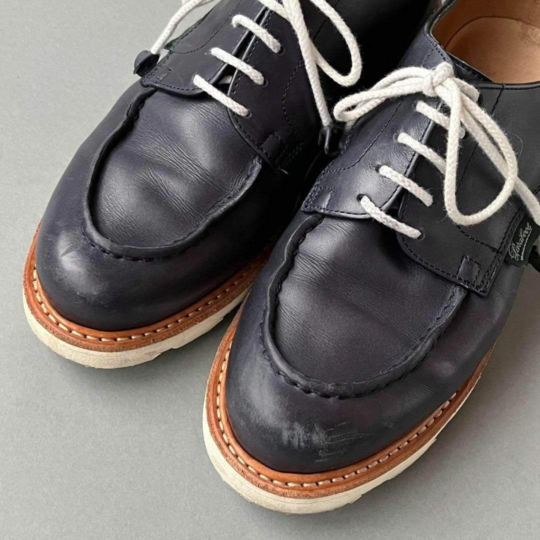 Paraboot パラブーツ シャンボード  Uチップ 革靴 ネイビー 3