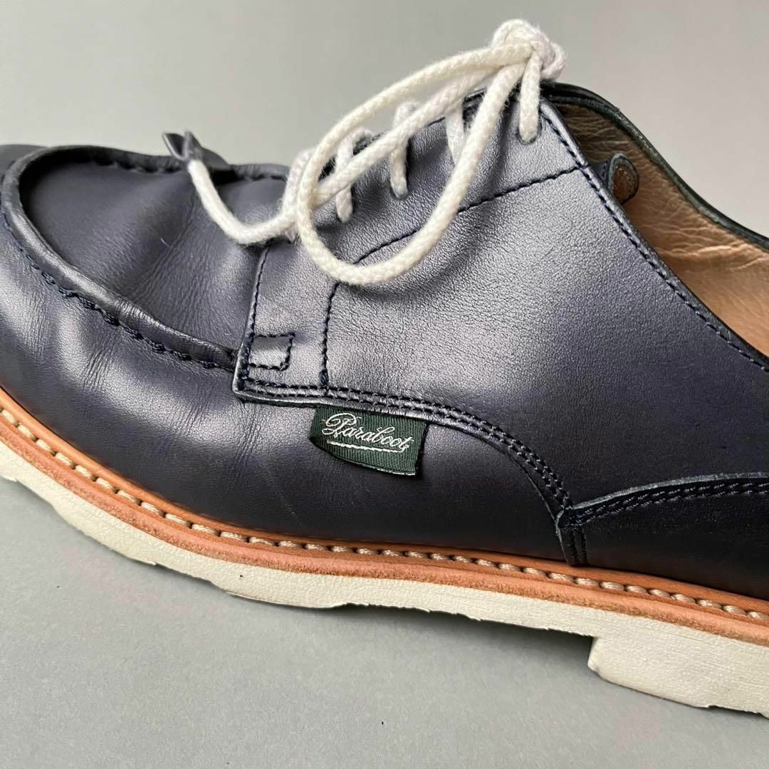 Paraboot パラブーツ シャンボード  Uチップ 革靴 ネイビー 3