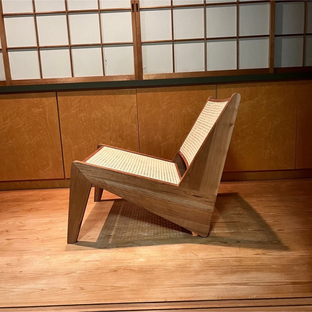 オンラインショップ Pierre Jeanneret カンガルーチェア ラタン椅子