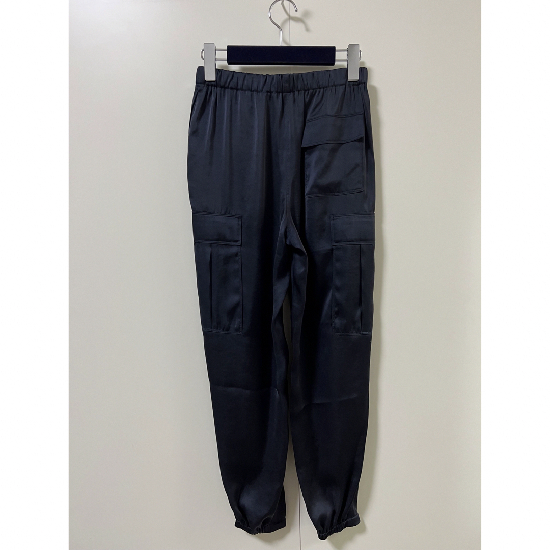 Theory 22SS ウォッシャブル サテン カーゴポケット プルオンパンツ
