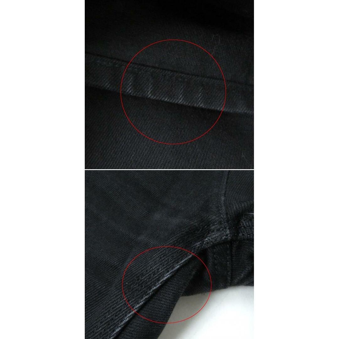 【ドンドン見直し】良品☆正規品 エルメス 21SS セリエボタン・レザーパッチ付 デニム パンツ/ボトムス ブラック 44 伊製 レディース