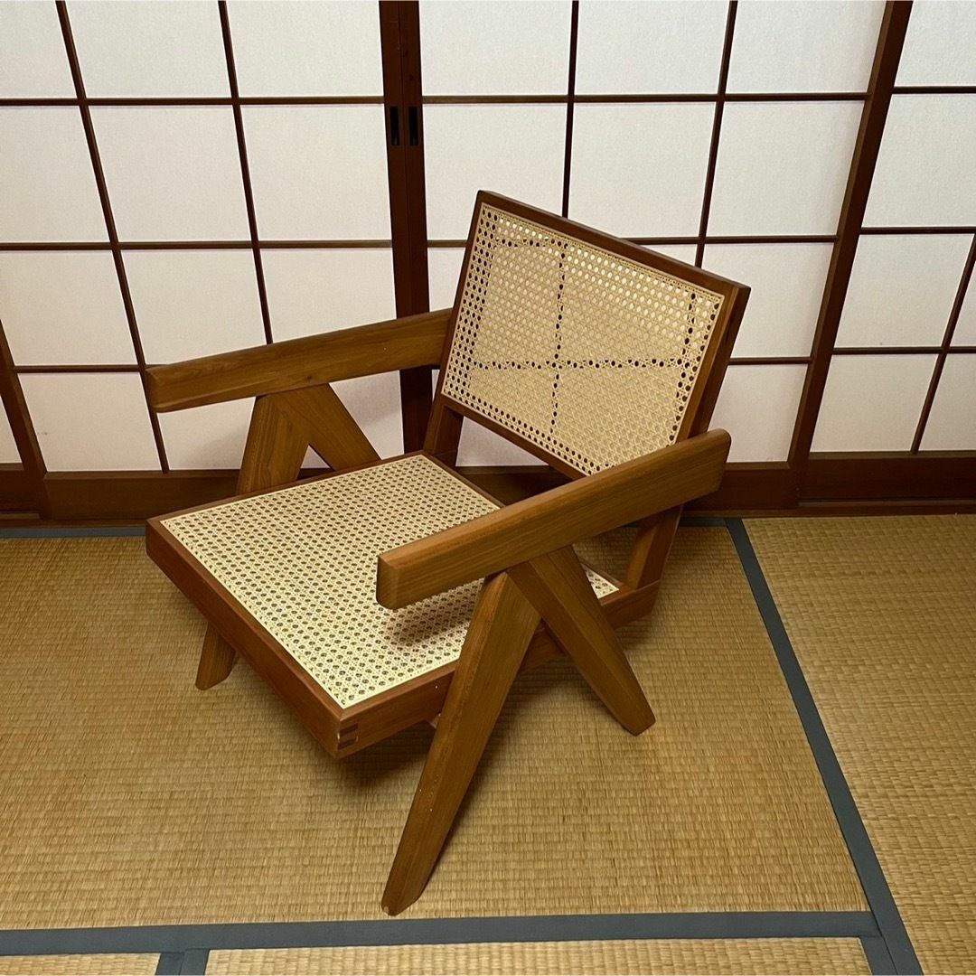 Pierre Jeanneret 〜快適な座り心地〜 リプロダクト ラタンチェアの