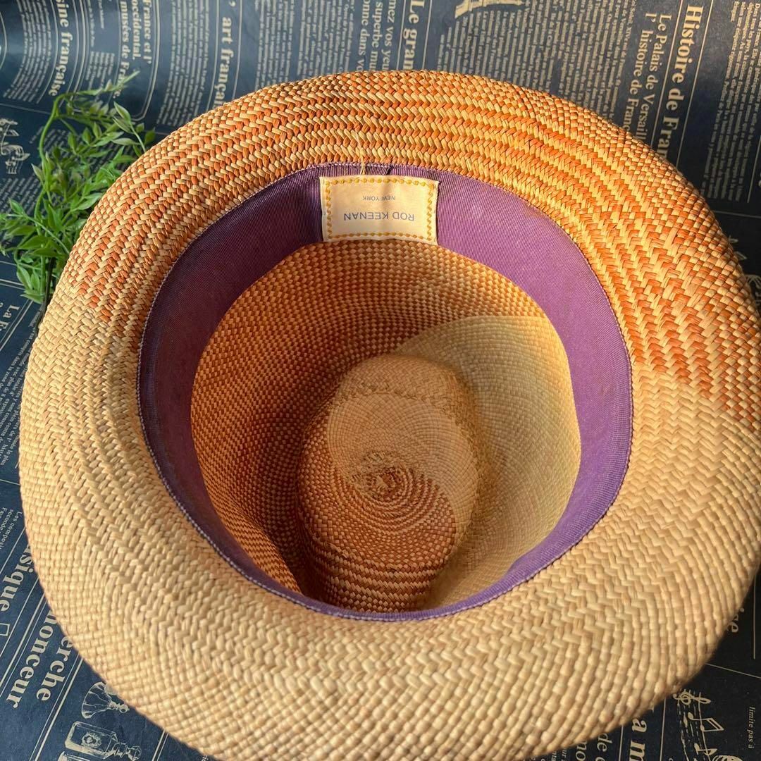 ロッドキーナン　ユナイテッドアローズ取り扱い　メンズ　麦わら帽子 レディースの帽子(麦わら帽子/ストローハット)の商品写真