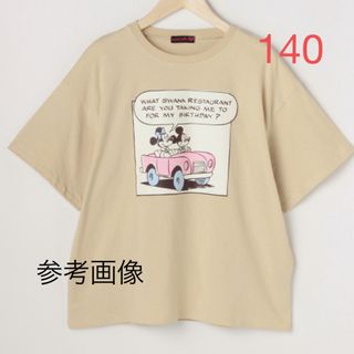 ラブトキシック(lovetoxic)の【未使用品】ラブトキシック　DISNEY コミックプリント半袖Tシャツ  140(Tシャツ/カットソー)