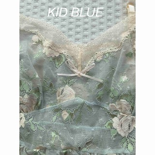 キッドブルー(KID BLUE)の美品　キッドブルー豪華総レースキャミ(o^^o)(キャミソール)