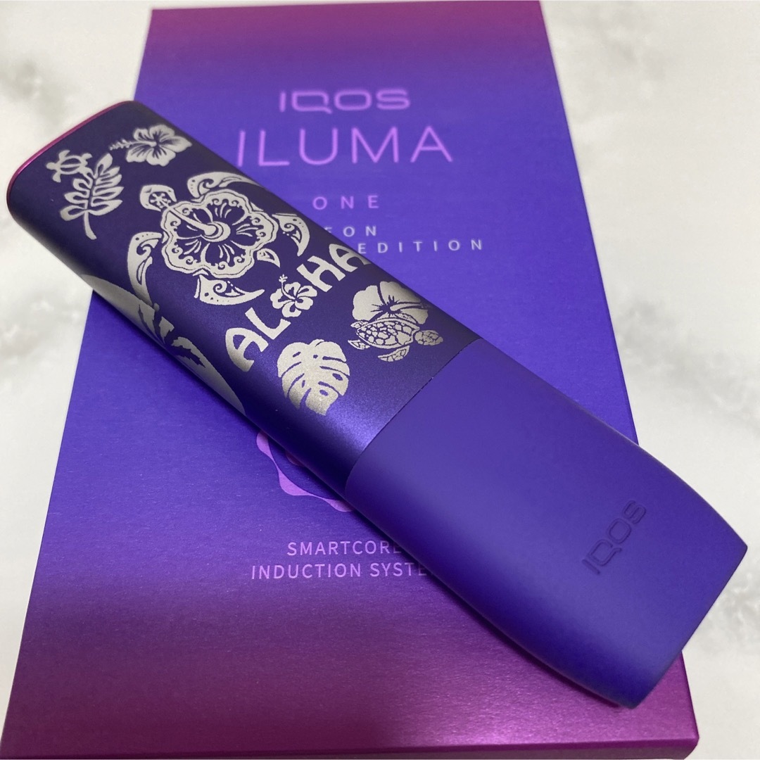 受注 iQOS ILUMA ONE イルマ　本体　未使用　カスタム　ピンク　白