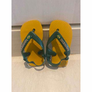 ハワイアナス(havaianas)の美品⭐︎ havaianas (ハワイアナス) 12センチ　ビーチサンダル(サンダル)