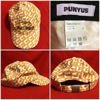 プニュズ(PUNYUS)のオレンジ色のPUNYUSキャップ：サイズ調節可能／フリーサイズ(キャップ)