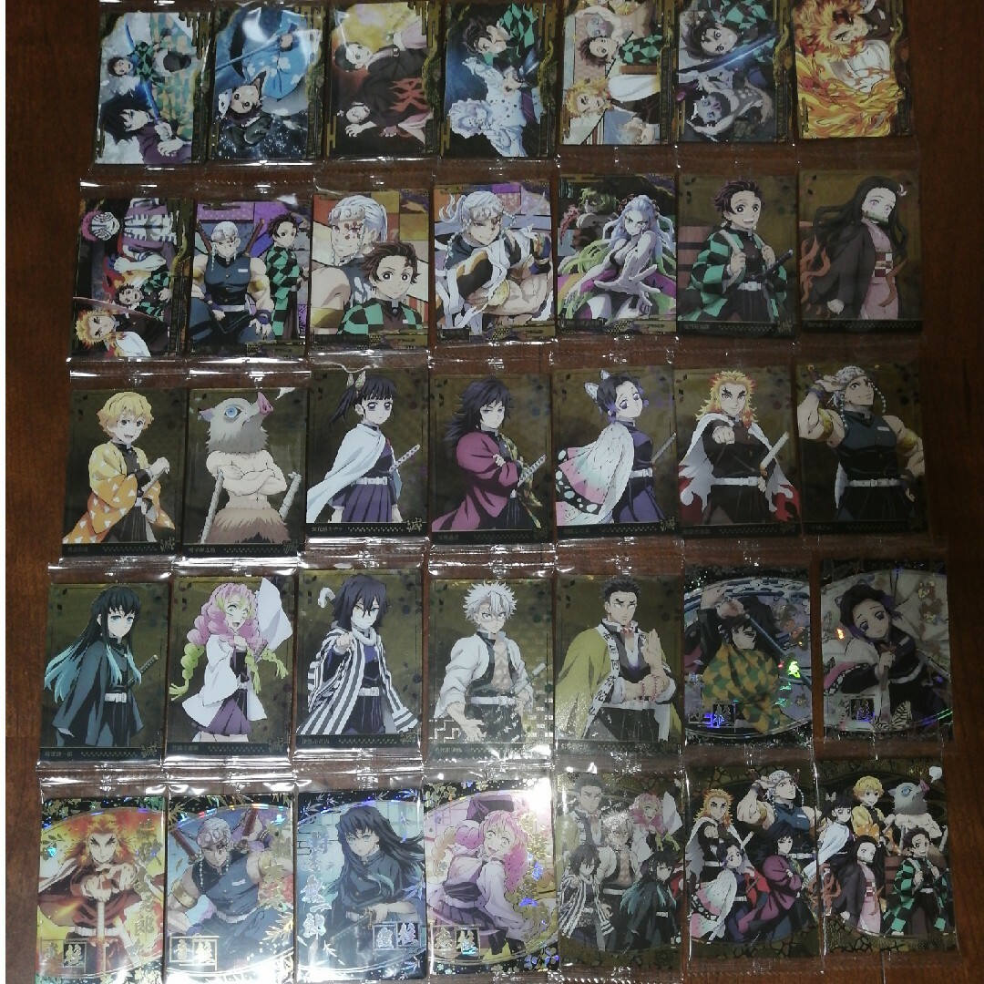 鬼滅の刃ウエハース7　コンプリートセット エンタメ/ホビーのアニメグッズ(カード)の商品写真