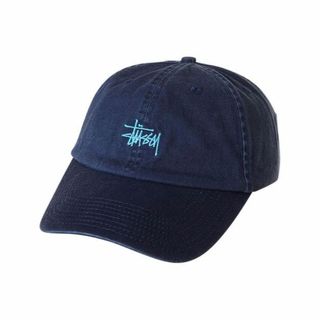 STUSSY STOCK LO PRO STRAPBACK CAP NAVY(キャップ)