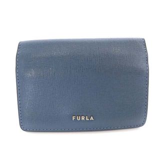 フルラ(Furla)のフルラ FURLA 二つ折り カードケース 名刺入れ 青 ブルー ■OS ■SH(名刺入れ/定期入れ)