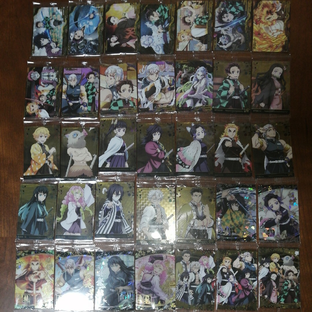 鬼滅の刃ウエハース７　コンプリートセット エンタメ/ホビーのアニメグッズ(カード)の商品写真