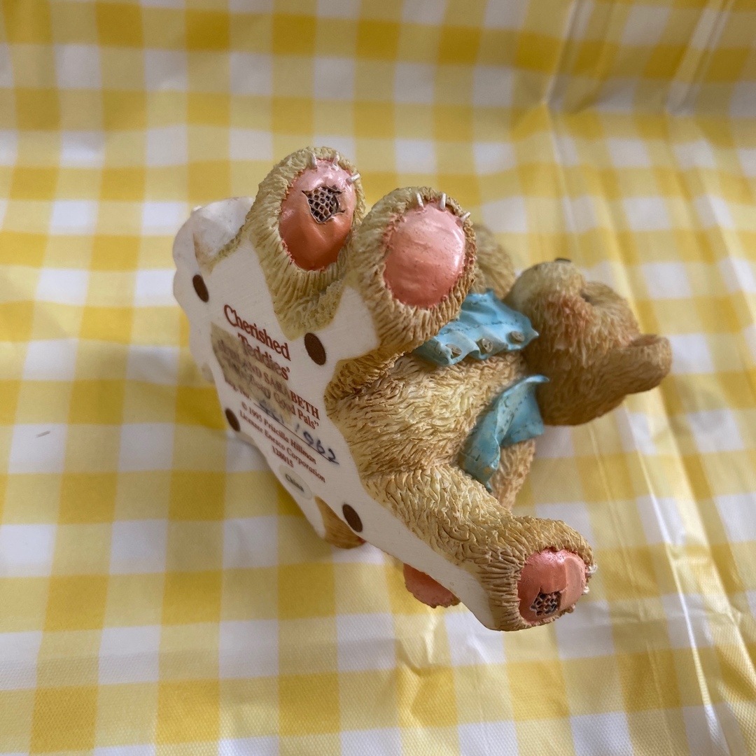 cherished teddies テディベア 熊 陶器 置物 オブジェ 飾りの cherished teddies テディベア 熊 陶器 置物 オブジェ 飾りの
