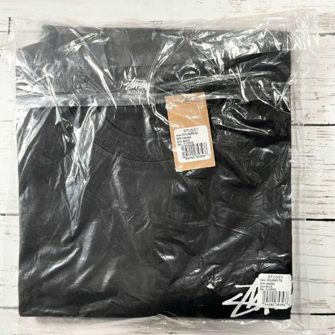 STUSSY   新品stussy Tシャツ サイズXL ブラック フラワーの通販