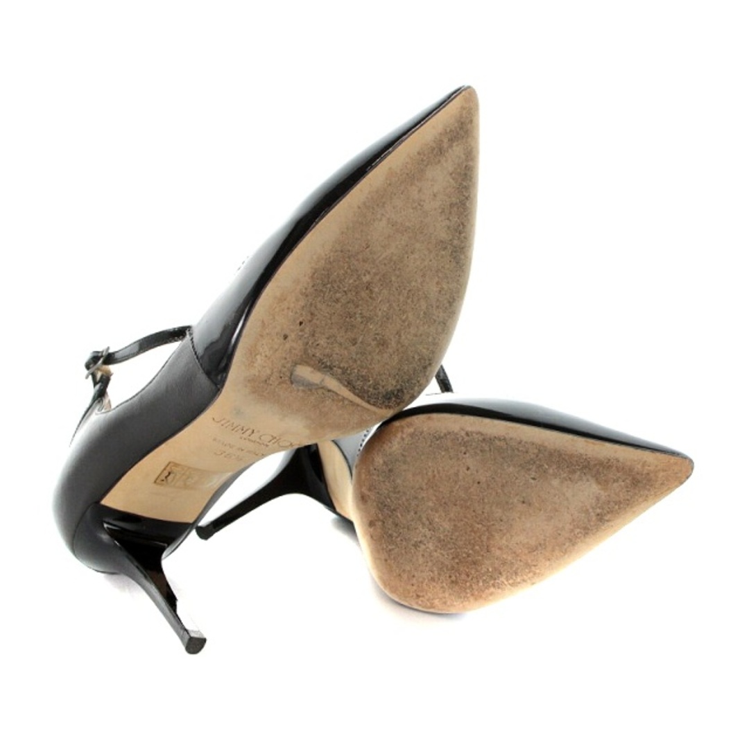 ジミーチュウ パンプス ポインテッドトゥ 36.5 23.5cm 黒 靴 ジミーチュウ パンプス ポインテッドトゥ 36.5 23.5cm 黒 靴