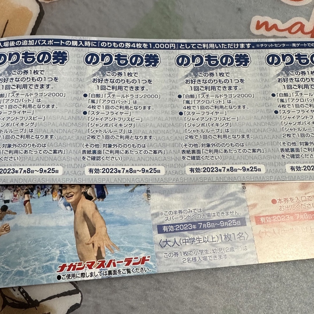 ナガシマスパーランド❤︎ワイドクーポン❤︎2冊セットの通販 by