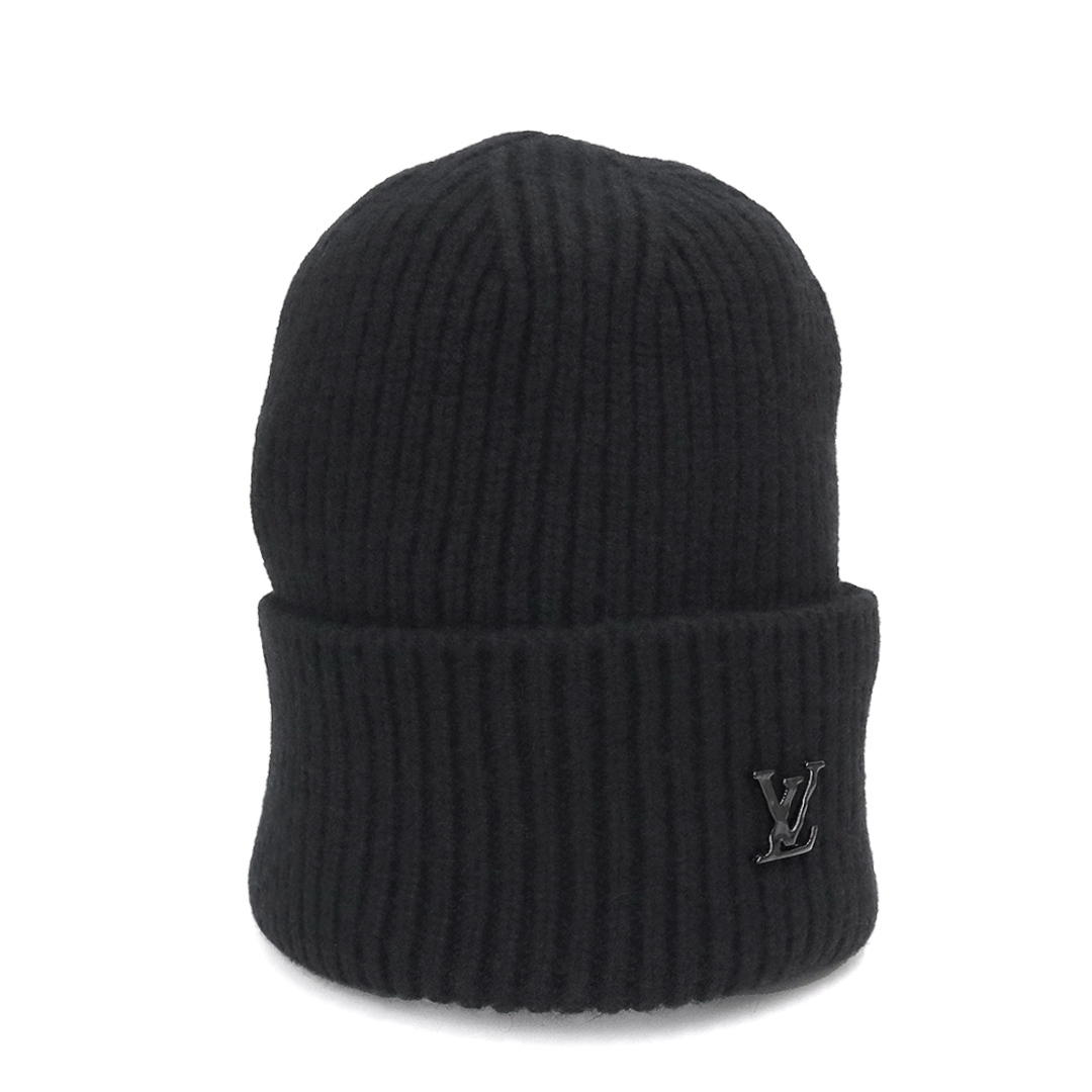 ルイ ヴィトン ビーニー LV アヘッド 1.1 ニットキャップ ニット帽 帽子 カシミヤ 100％ ノワール ブラック 黒 MP3246 LOUIS VUITTON（新品・未使用品）