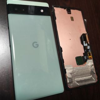 グーグルピクセル(Google Pixel)のgoogle pixel 6a ジャンク(画面破損、バッテリー無し)(スマートフォン本体)