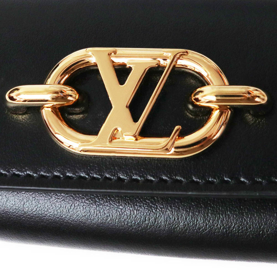 LOUIS VUITTON(ルイヴィトン)のルイ ヴィトン ビジュー サック イヤホン ホルダー LV リンク イヤホンケース カーフスキン レザー ブラック 黒 M00829 箱付  LOUIS VUITTON （新品・未使用品） レディースのファッション小物(その他)の商品写真