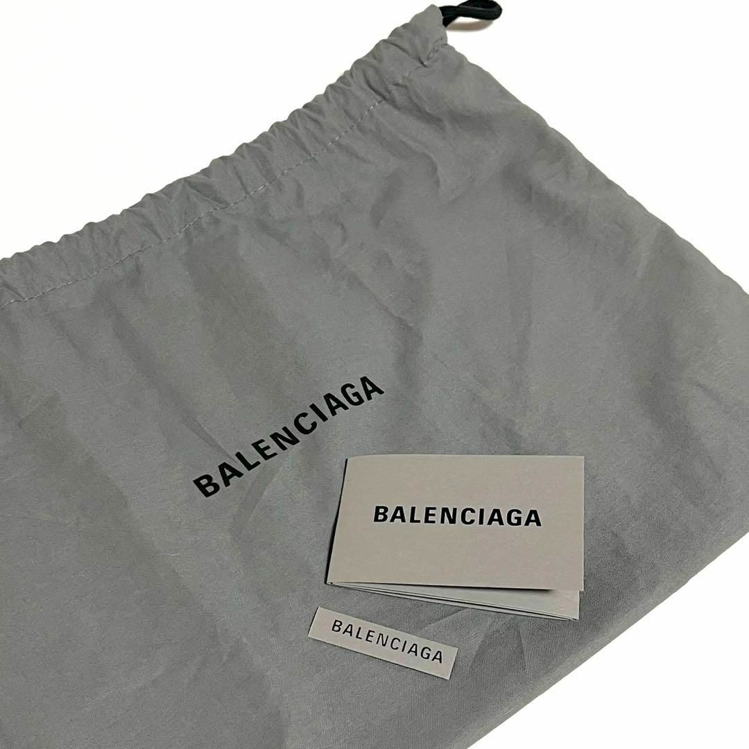 新品未使用 BALENCIAGA バレンシアガ キャンバスロゴポーチ ブラック