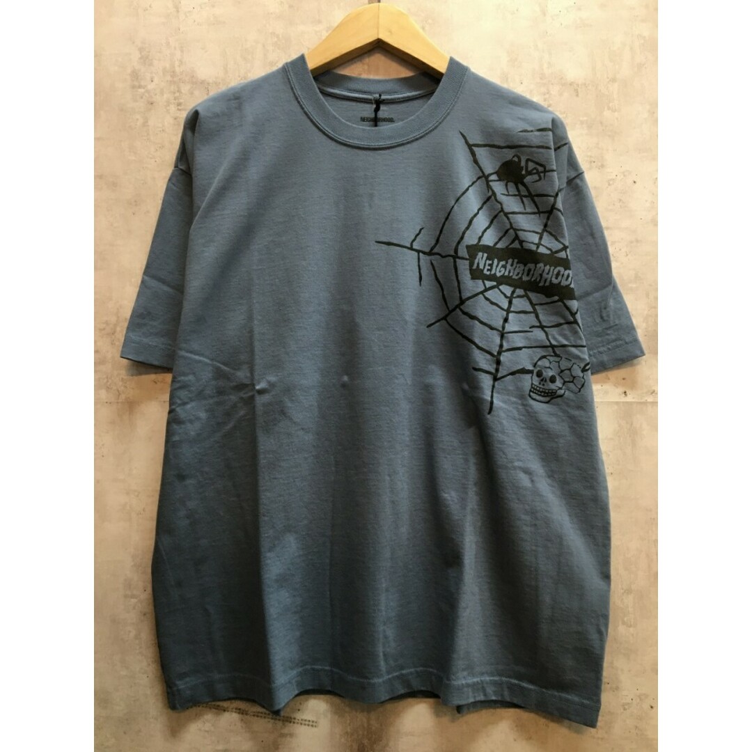 NEIGHBORHOOD(ネイバーフッド)のNEIGHBORHOOD 23SS NH.TEE SS-10 ネイバーフッド Tシャツ 231PCNH-ST10 BLUE GRAY【中古】【004】 メンズのトップス(Tシャツ/カットソー(半袖/袖なし))の商品写真