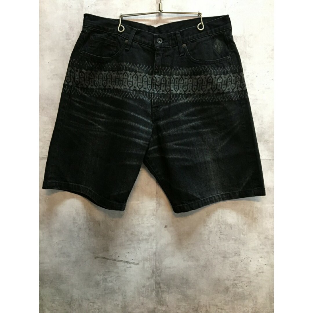 NEIGHBORHOOD BI SHORT PANTS ネイバーフッド 23ss サベージ加工 デニムショーツ ブラックアイコン 231XBNH-PTM10【004】