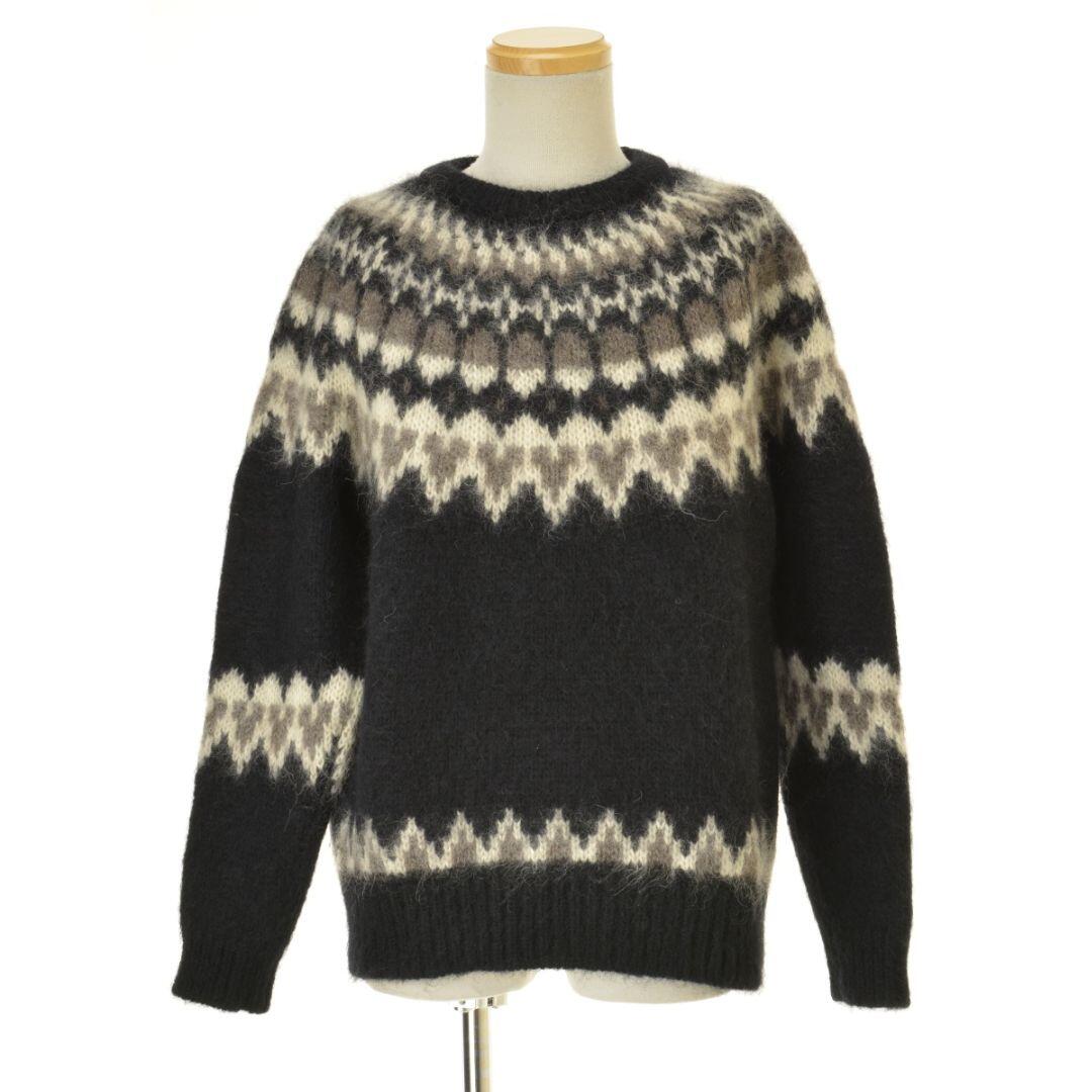 【BATONER】MOHAIR NORDIC SWEATER