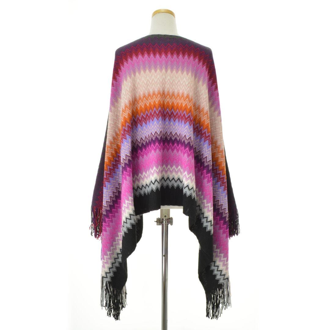 MISSONI(ミッソーニ)の【MISSONI】P045WMD5584 マルチストライプウールブレンドポンチョ レディースのジャケット/アウター(ポンチョ)の商品写真