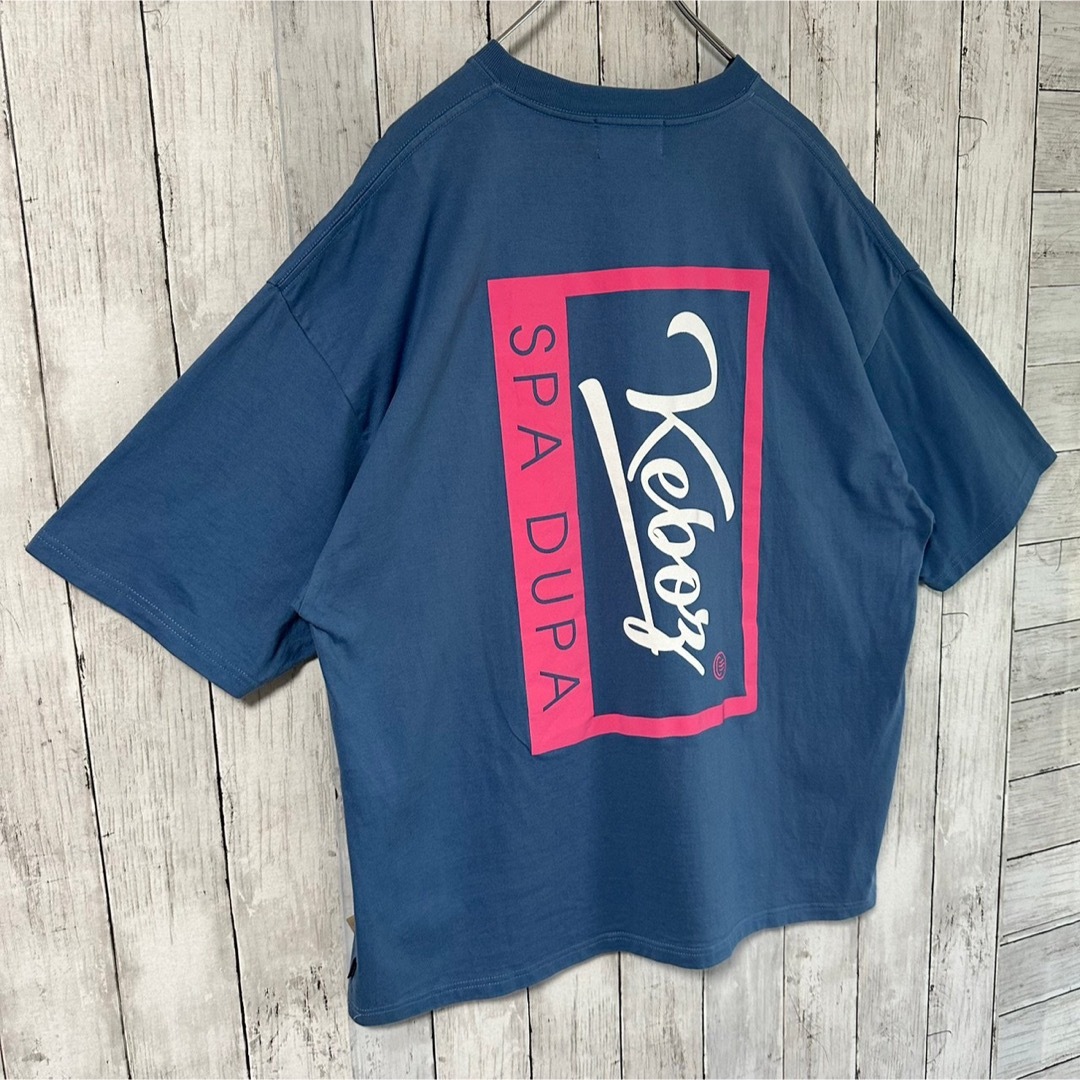 KEBOZ ケボズ ロゴ Tシャツ ネイビー XL