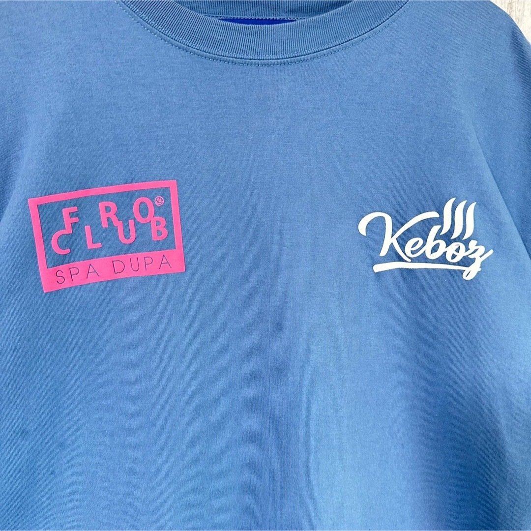 200円引き〜9999円Keboz ケボズ Tシャツ L フロクラブ バックロゴ プリントロゴ