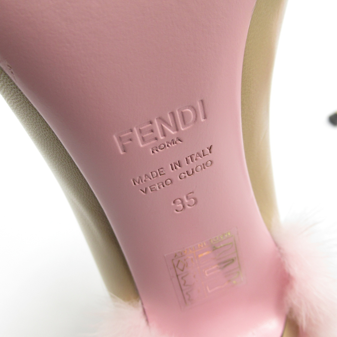 FENDI(フェンディ)のフェンディ ミンク付きヒール 靴 レディースの靴/シューズ(その他)の商品写真