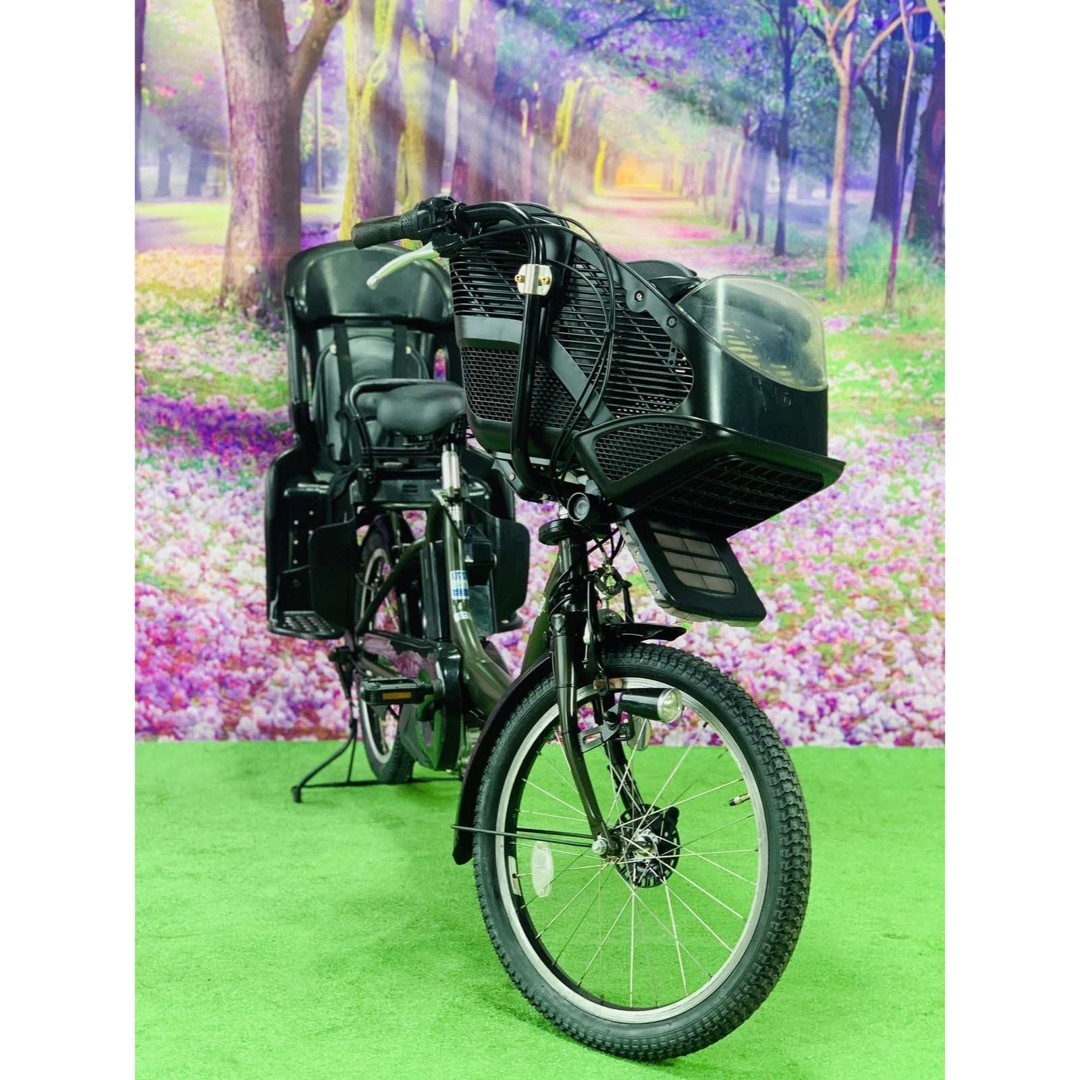 ヤマハ(ヤマハ)の☆5109子供乗せ電動アシスト自転車ヤマハ3人乗り対応20インチ スポーツ/アウトドアの自転車(自転車本体)の商品写真