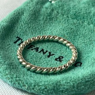 ティファニー(Tiffany & Co.)のTiffany ナロー ツイストリング ヴィンテージ　15号(リング(指輪))