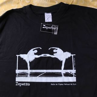 レペット(repetto)の【お値下げ】Repetto Tシャツ、パリ・オペラ座限定品、M、新品未使用品(Tシャツ(半袖/袖なし))