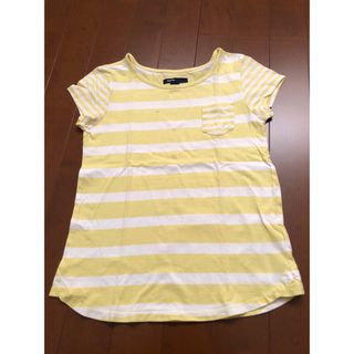 ギャップキッズ(GAP Kids)のギャップキッズ　黄色ボーダー　綿100%(Tシャツ/カットソー)