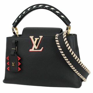 ルイヴィトン(LOUIS VUITTON)のルイヴィトン バッグ レディース カプシーヌ PM レザー 黒 未使用 2402(ハンドバッグ)