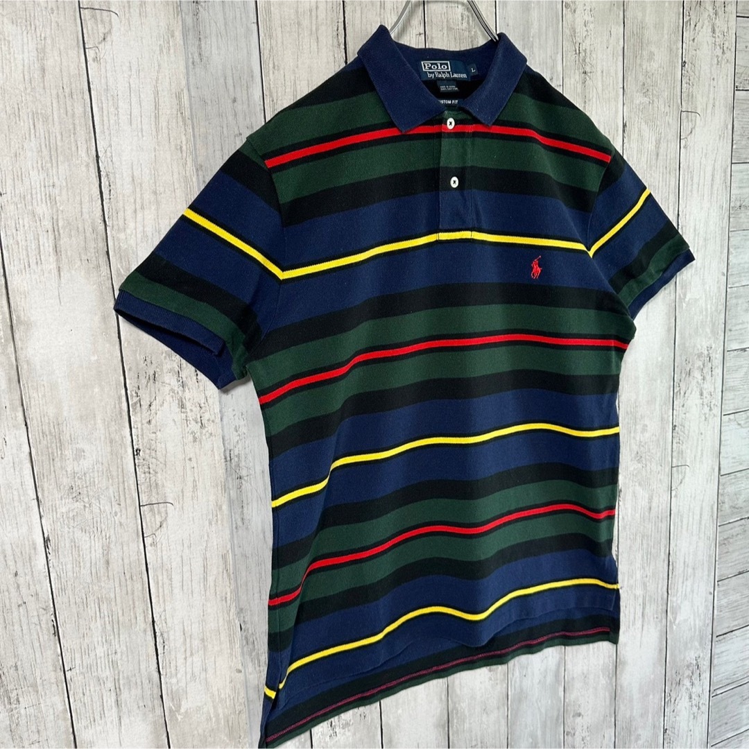 Ralph Lauren - Ralph Lauren ポロシャツ L 刺繍ロゴ ワンポイントロゴ