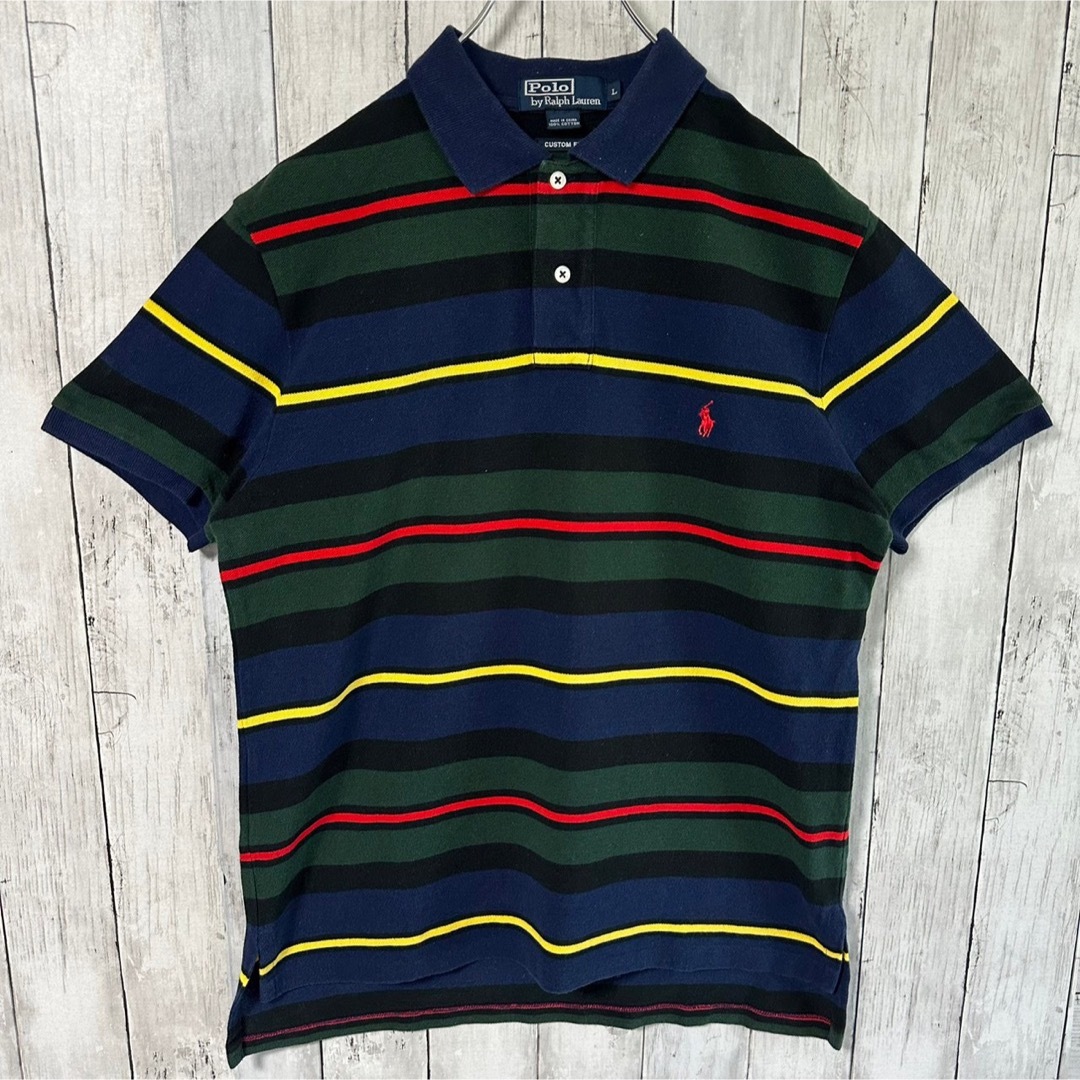 Ralph Lauren - Ralph Lauren ポロシャツ L 刺繍ロゴ ワンポイントロゴ