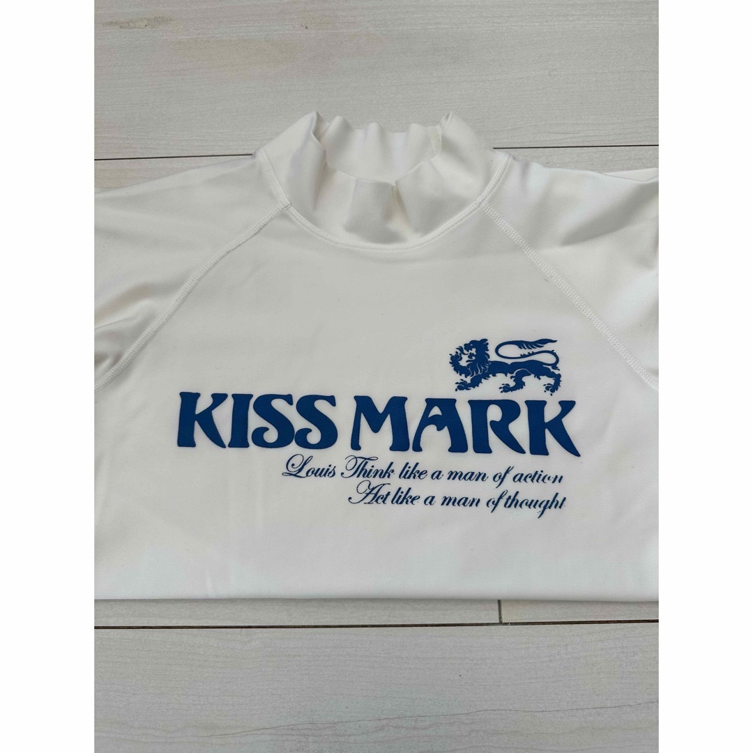 kissmark(キスマーク)の140 ラッシュガード 白 キッズ/ベビー/マタニティのキッズ服男の子用(90cm~)(水着)の商品写真