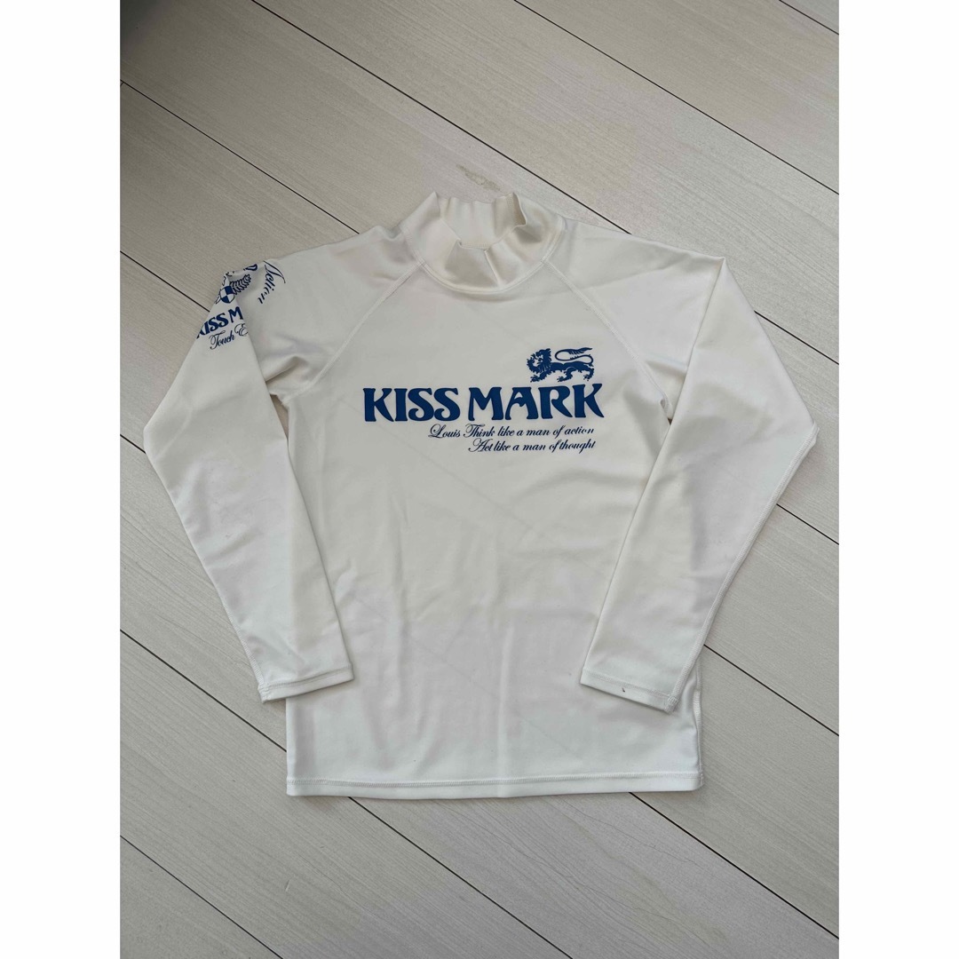 kissmark(キスマーク)の140 ラッシュガード 白 キッズ/ベビー/マタニティのキッズ服男の子用(90cm~)(水着)の商品写真